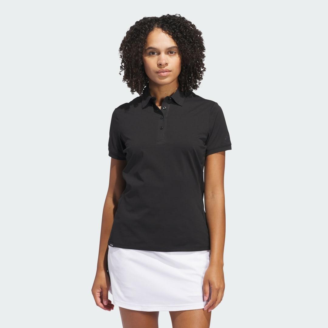 adidas Ultimate365 Tour Twistknit Polo Shirt White M Womens Product Image