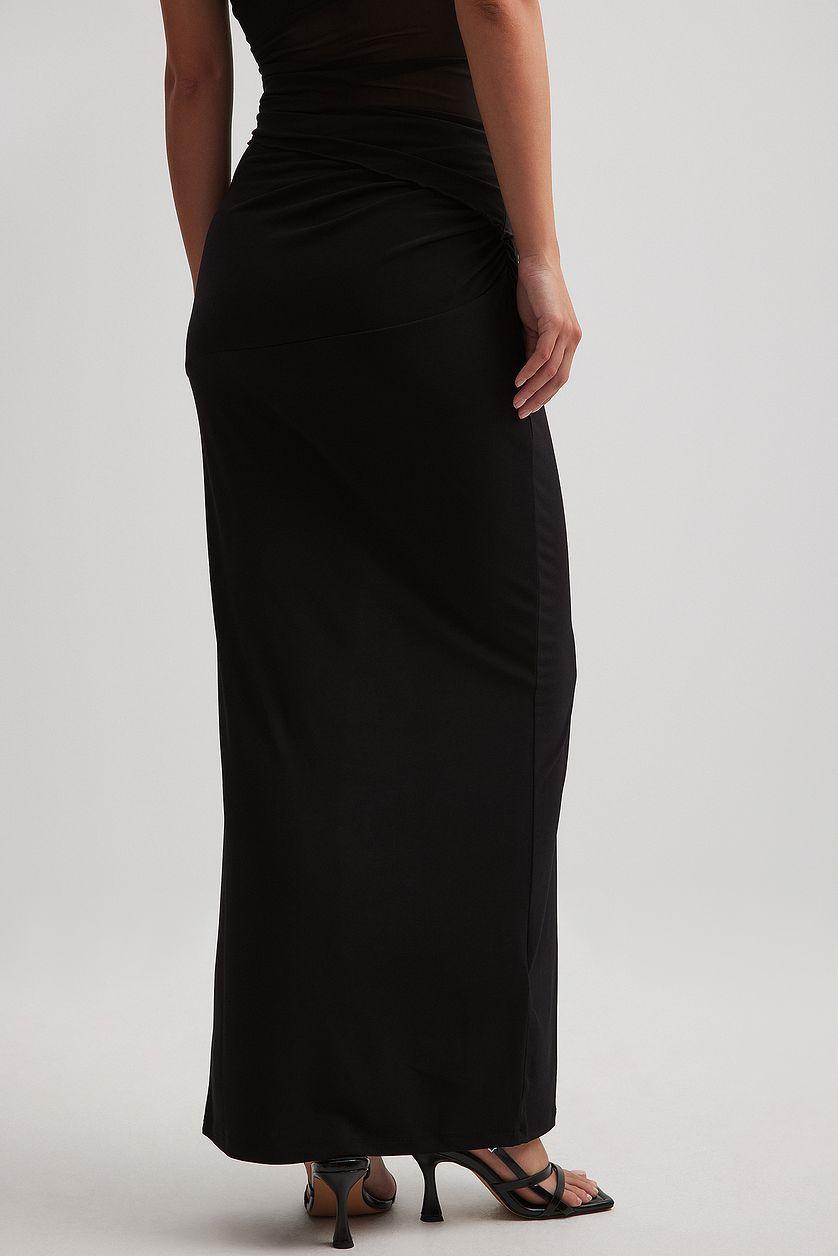 Rouched Maxi Skirt Product Image