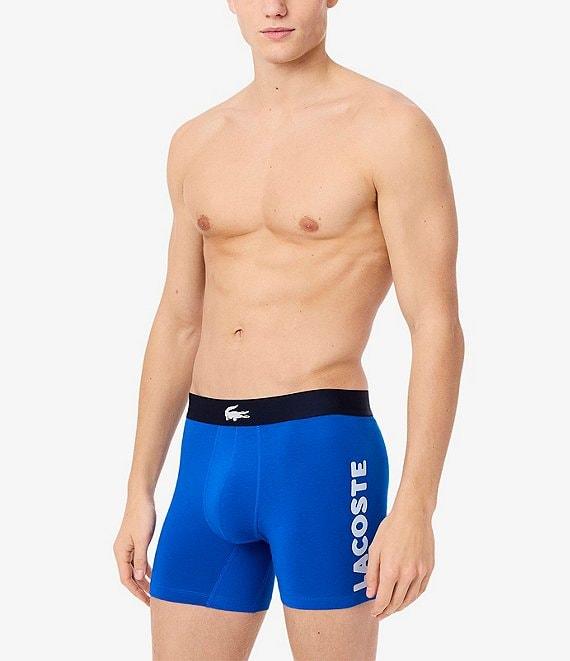 Lacoste Big Croc 5#double; Inseam Boxer Briefs 3-Pack Product Image