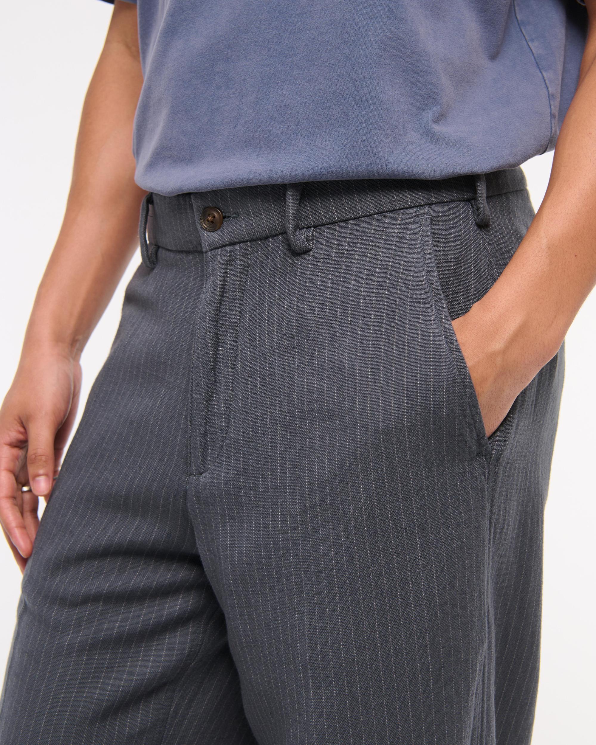 Baggy Tailored Linen-Blend Trouser Product Image