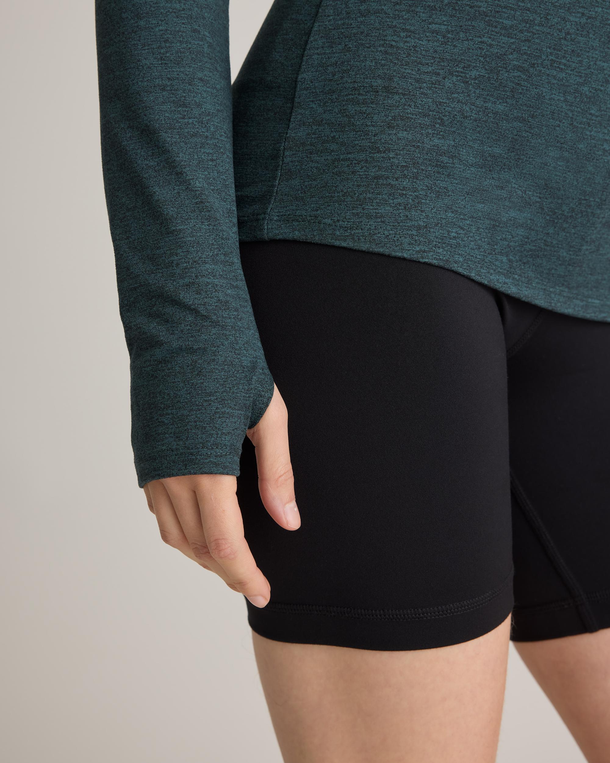 Quince | Women's Ultra-Soft Fitted Long Sleeve Top Size XS, Polyester Product Image