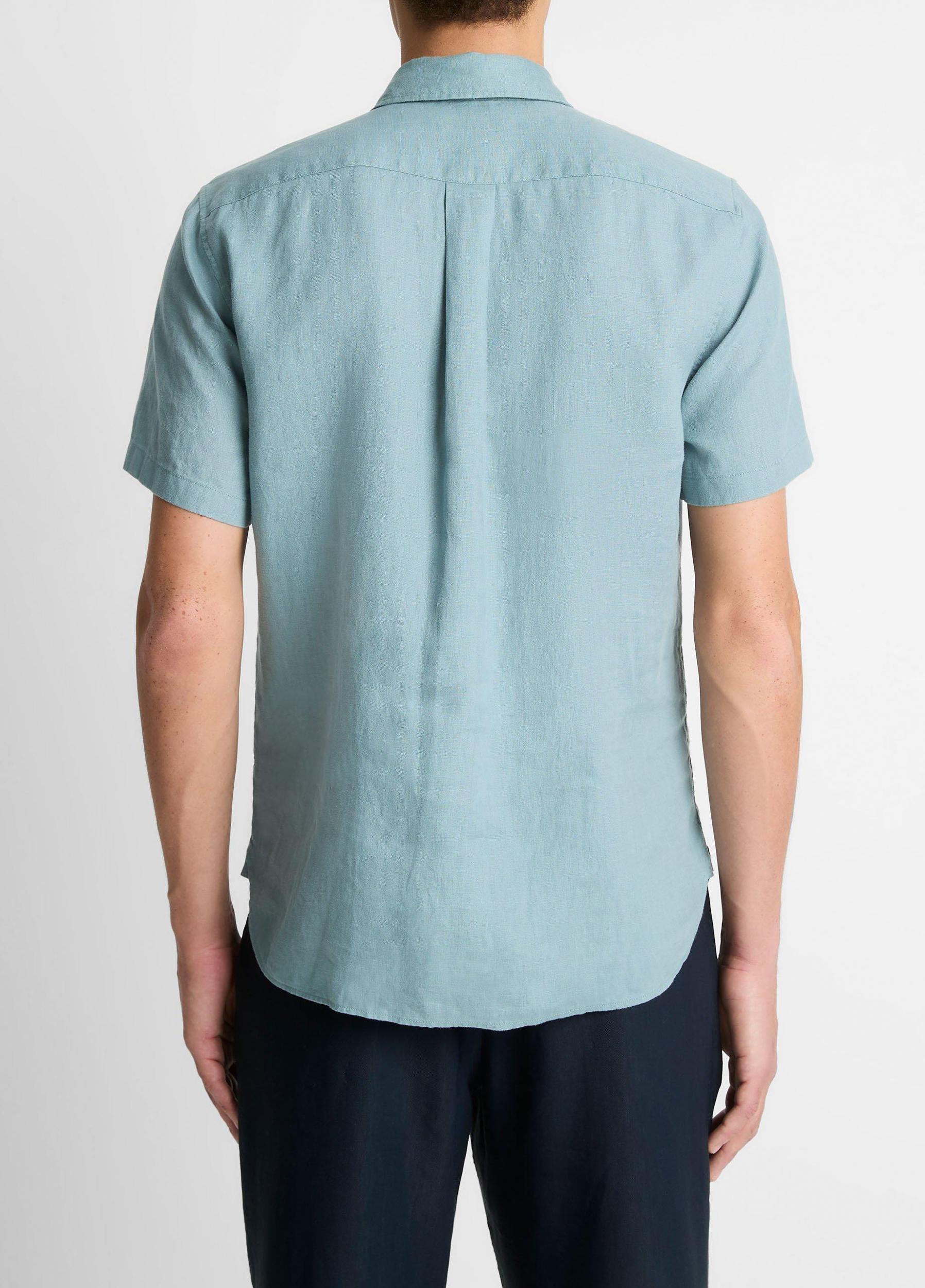 Linen Short-Sleeve Shirt Product Image