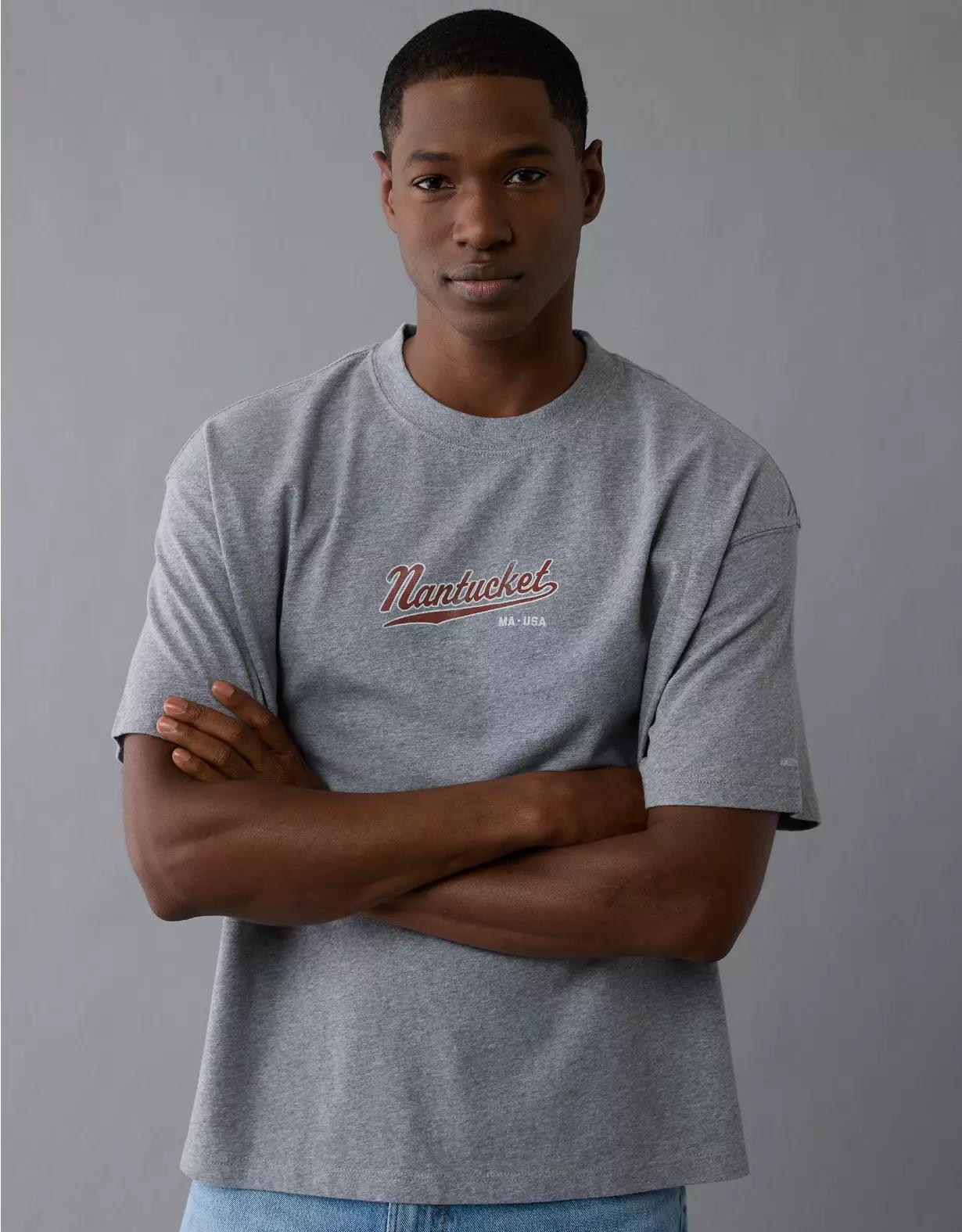 AE Boxy Nautical Graphic T-Shirt Product Image