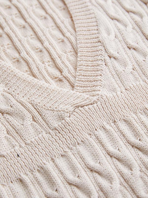 V Neck Slim Fit Pullover Sweater Product Image