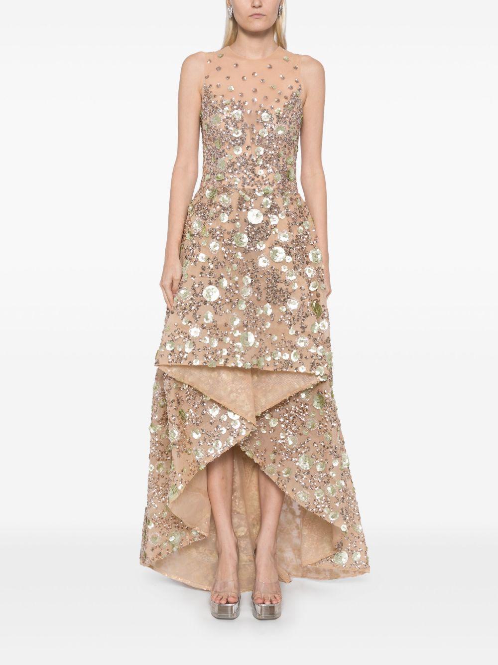 bead-embellished tulle gown Product Image