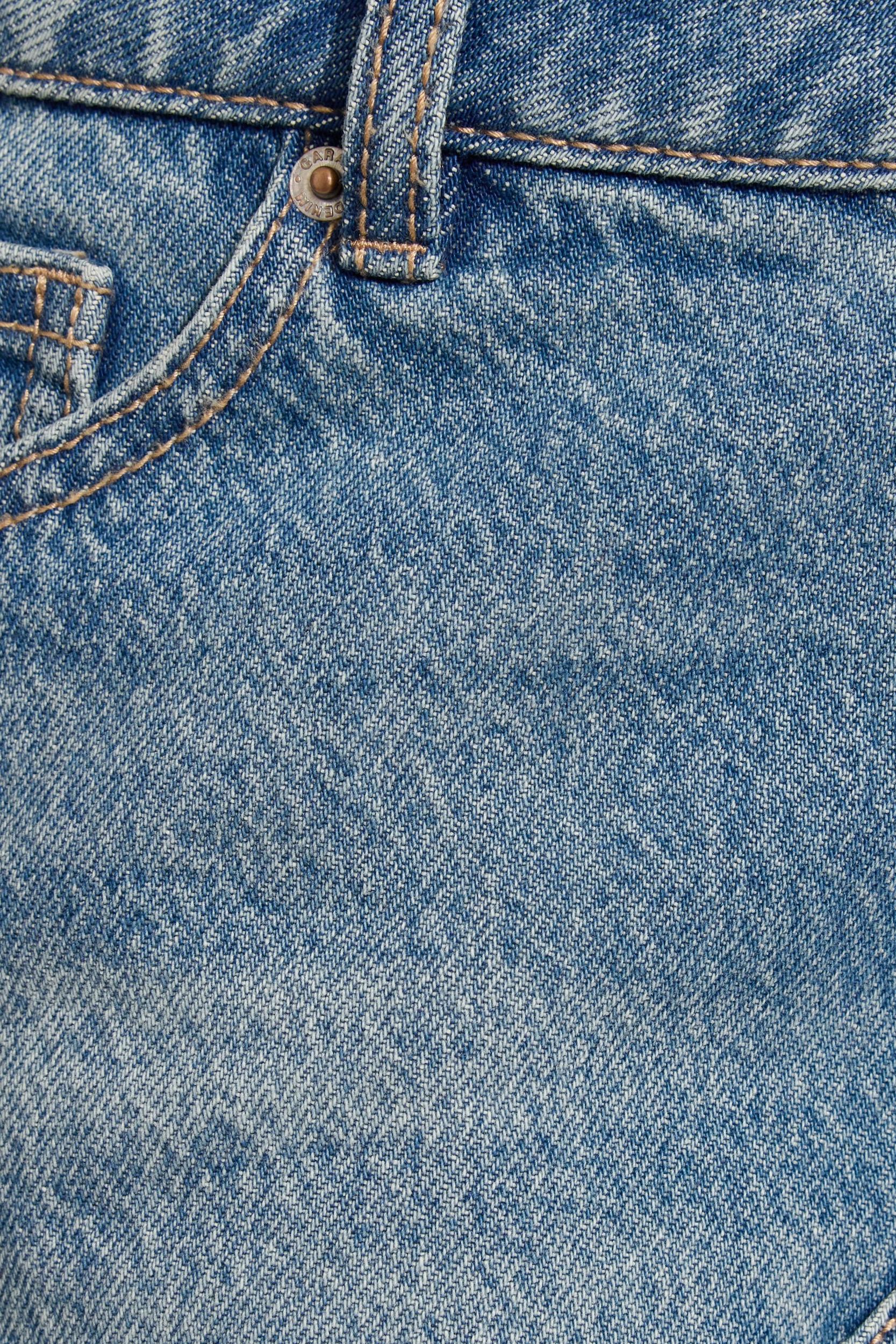 Denim Cut Off A-Line Skort Product Image