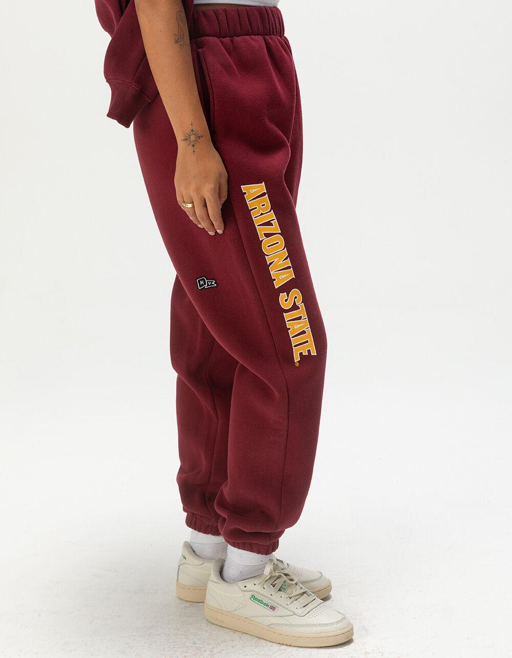 HYPE AND VICE Arizona State University Womens Sweatpants - RED Product Image