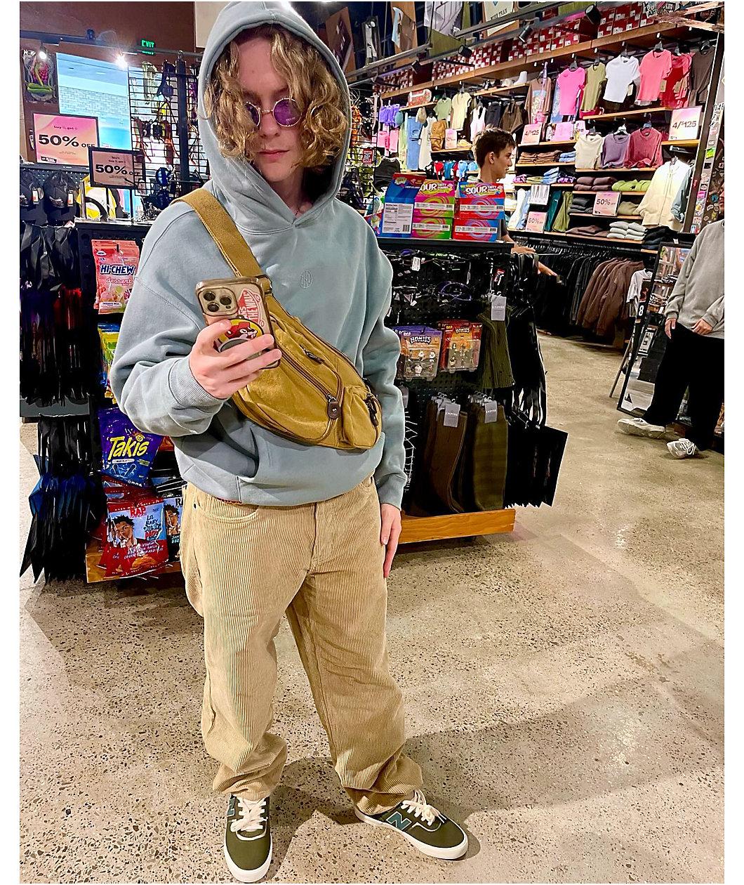 Empyre Boom Box Khaki Corduroy Skate Pants Product Image