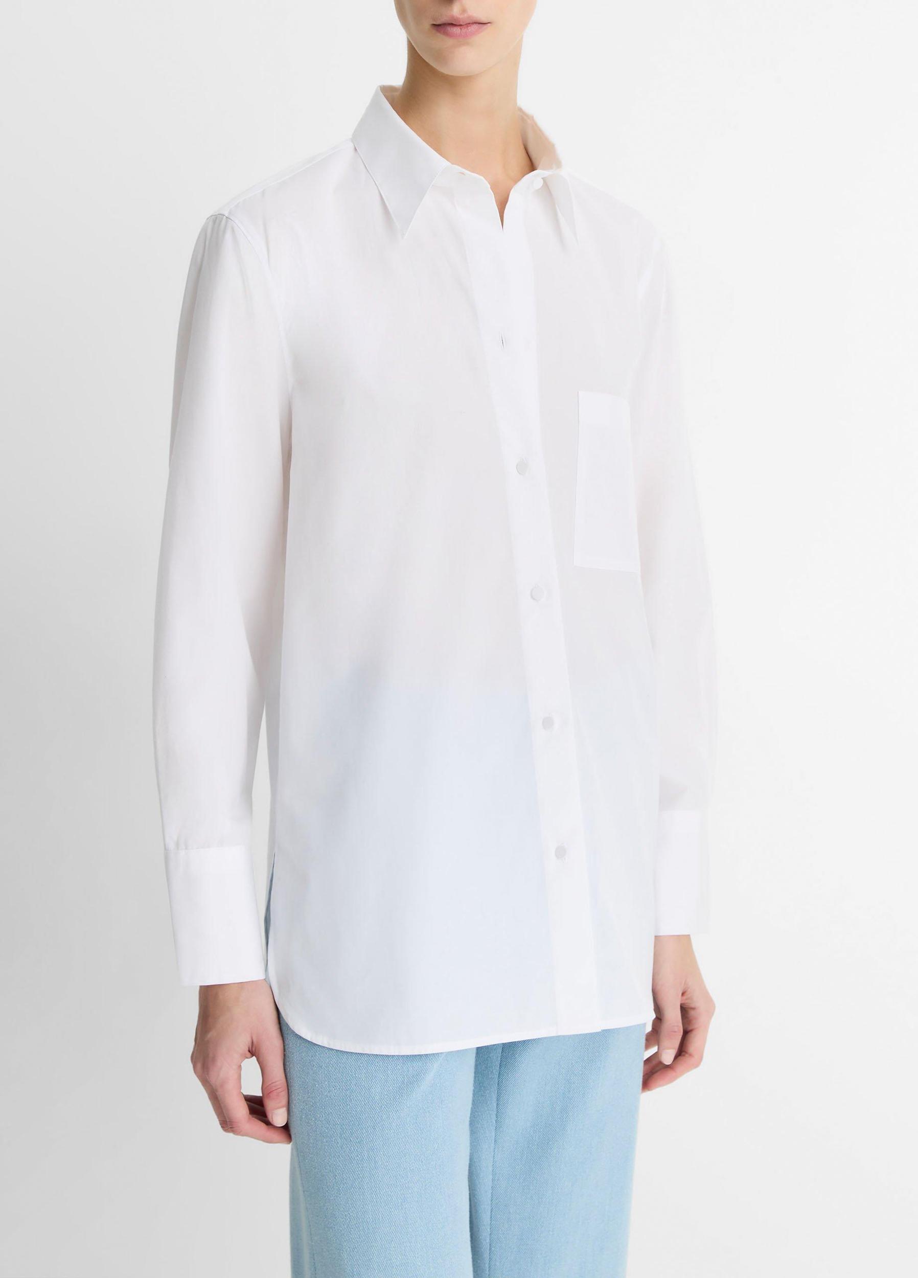 Cotton Relaxed Straight Shirt Product Image