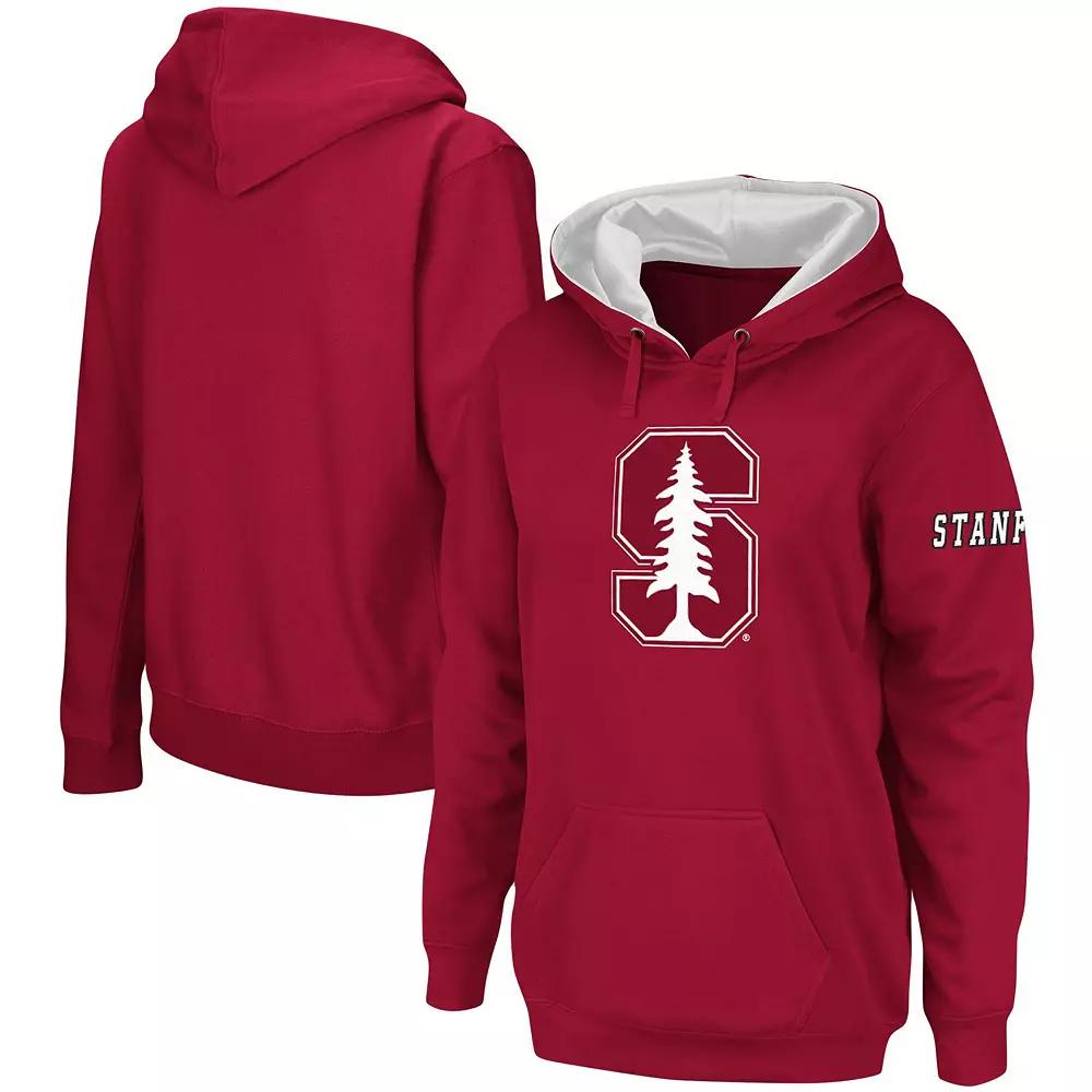 Women's Cardinal Stanford Cardinal Team Big Logo Pullover Hoodie,  Product Image