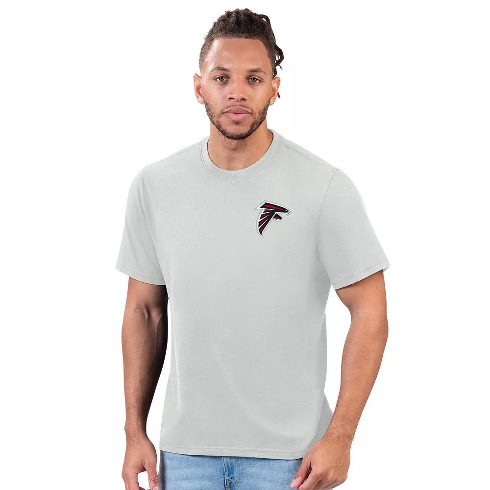 Men's Margaritaville  Gray Atlanta Falcons Hail Mary T-Shirt, Size: Large, Grey Product Image