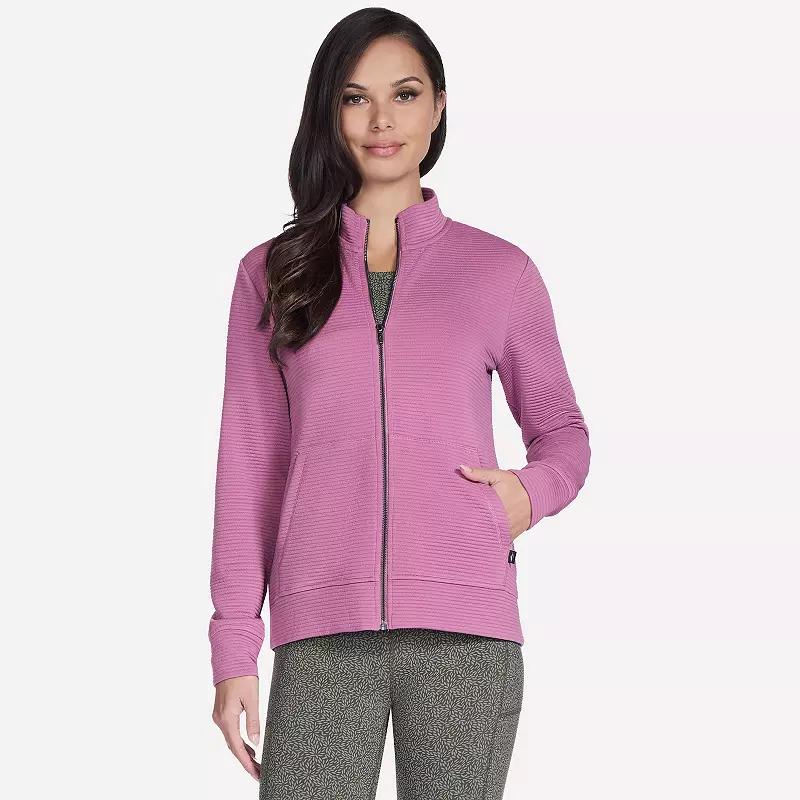 Women's Skechers® The Go Walk® Ottoman Cozy Fit Zip-Up Jacket,  Product Image