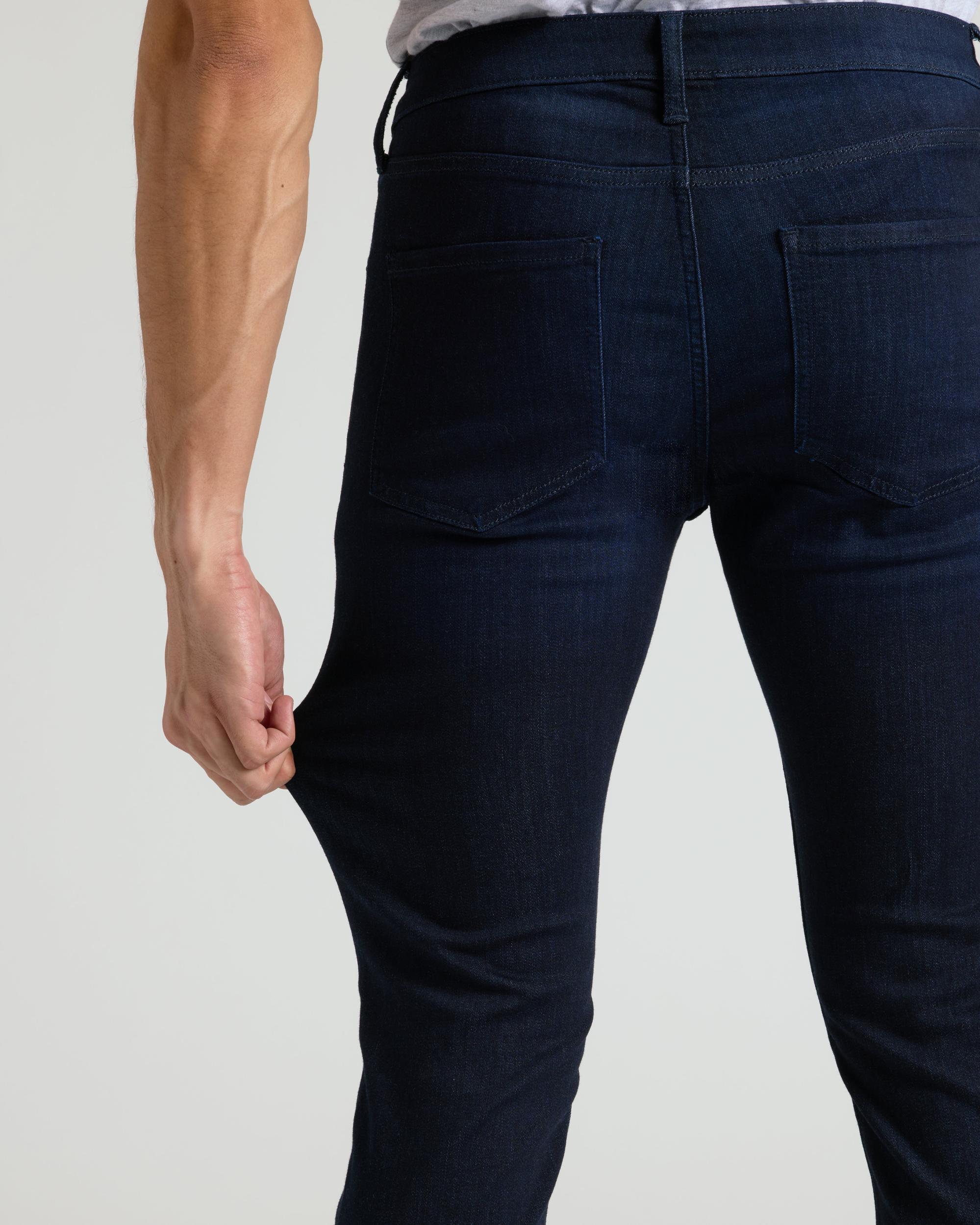 Indigo Wash Slim Comfort Stretch Jeans Product Image