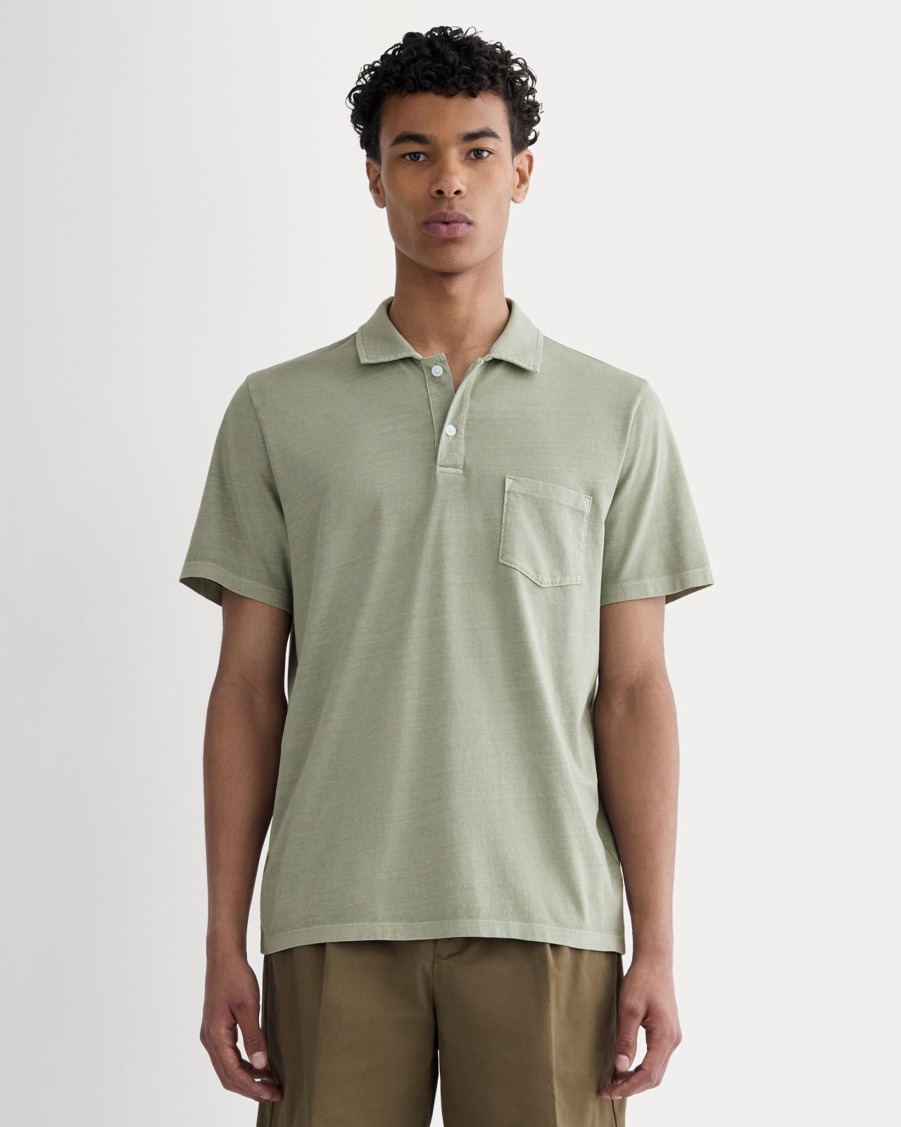 The Essential Organic Garment-Dyed Polo Product Image