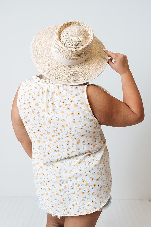 Drifting Into Dreams Shift Top In White Curves Product Image