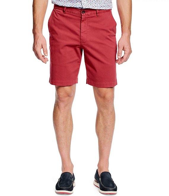 Johnston & Murphy Garment-Dye 9#double; Inseam Stretch Chino Shorts Product Image