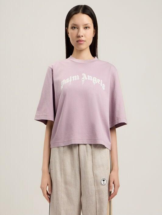 Curved Logo Boxy T-Shirt Product Image