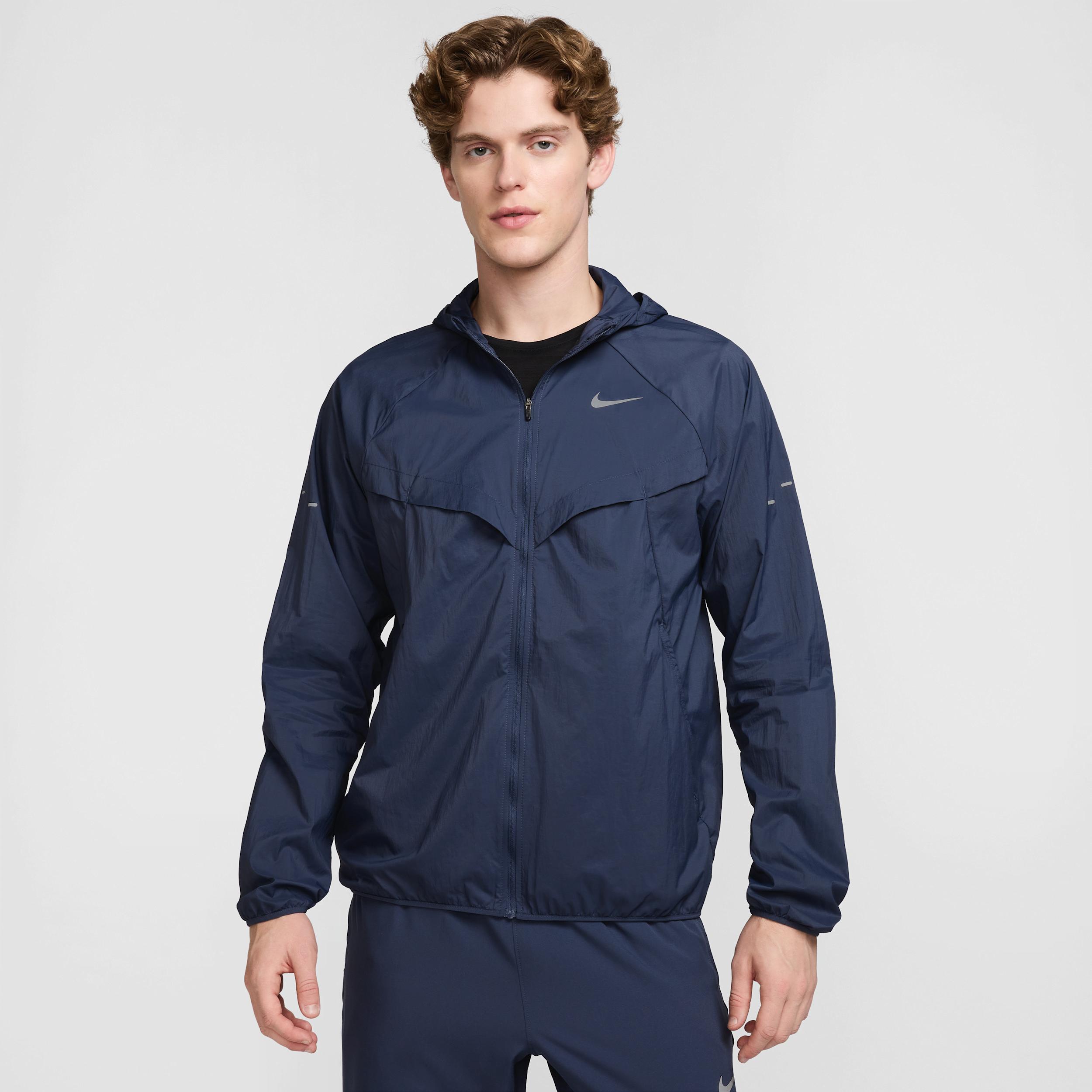 Nike Mens Stride Repel UV Running Jacket | HV4548-010 Product Image