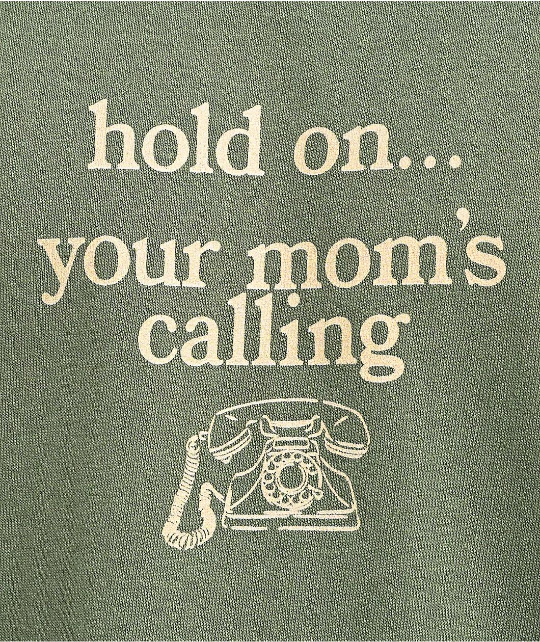 Empyre Moms Calling Green Long sleeve T-Shirt Product Image