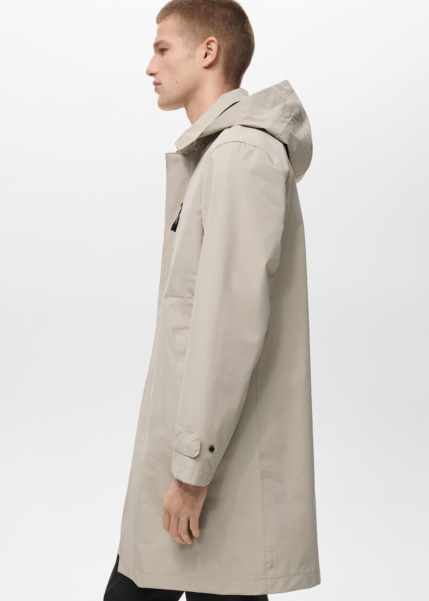 COOLMAX® technology waterproof parka - Men | MANGO USA Product Image