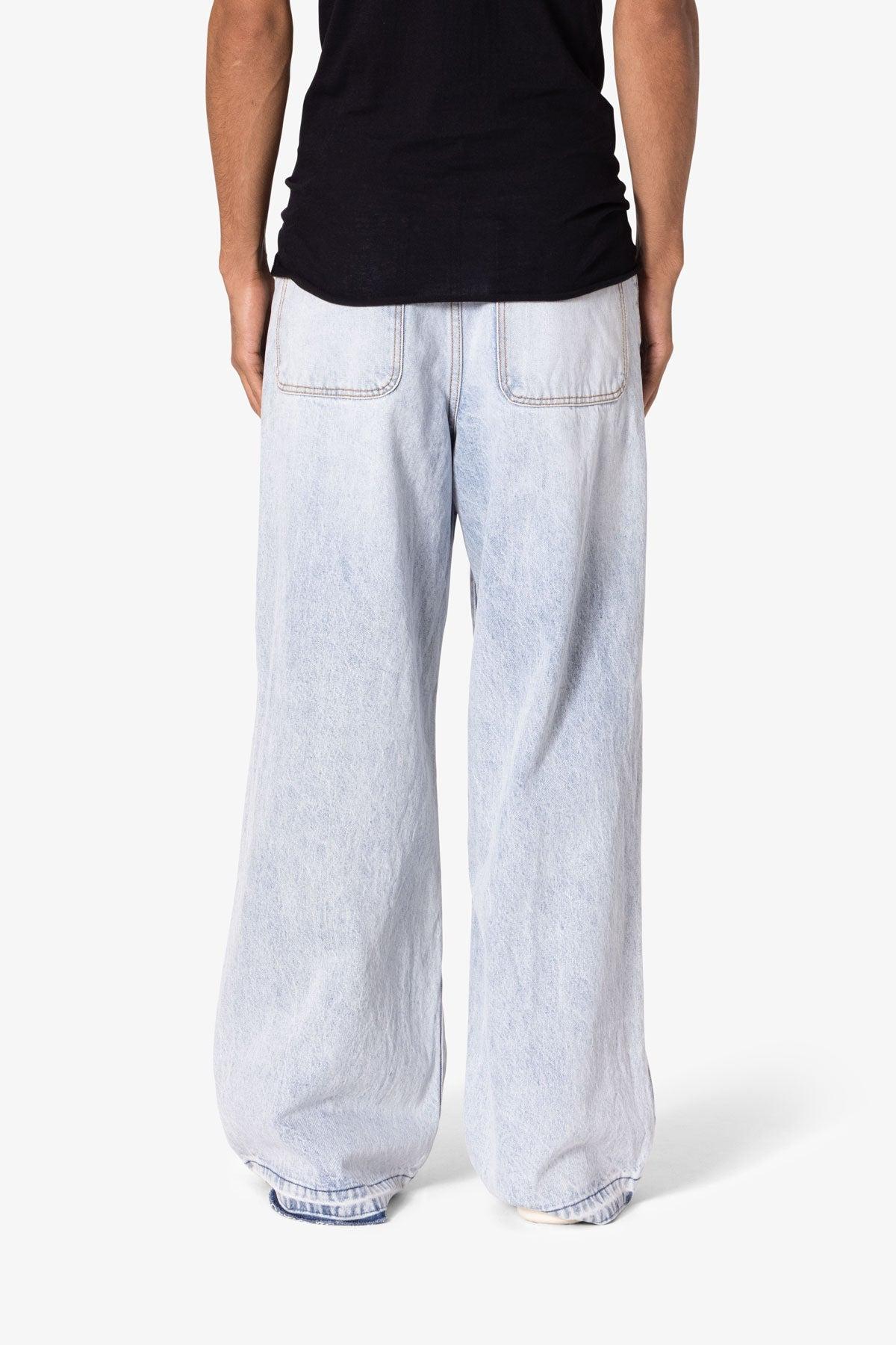 Baggy Rave Denim - Light Blue Product Image