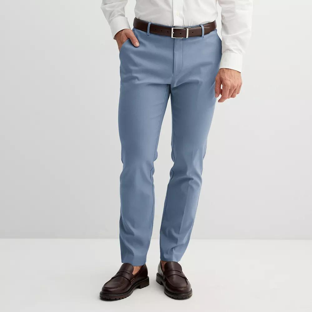 Men's Apt. 9® Premier Flex Slim-Fit Stretch Dress Pants, Size: 32 X 32, Light Blue Product Image