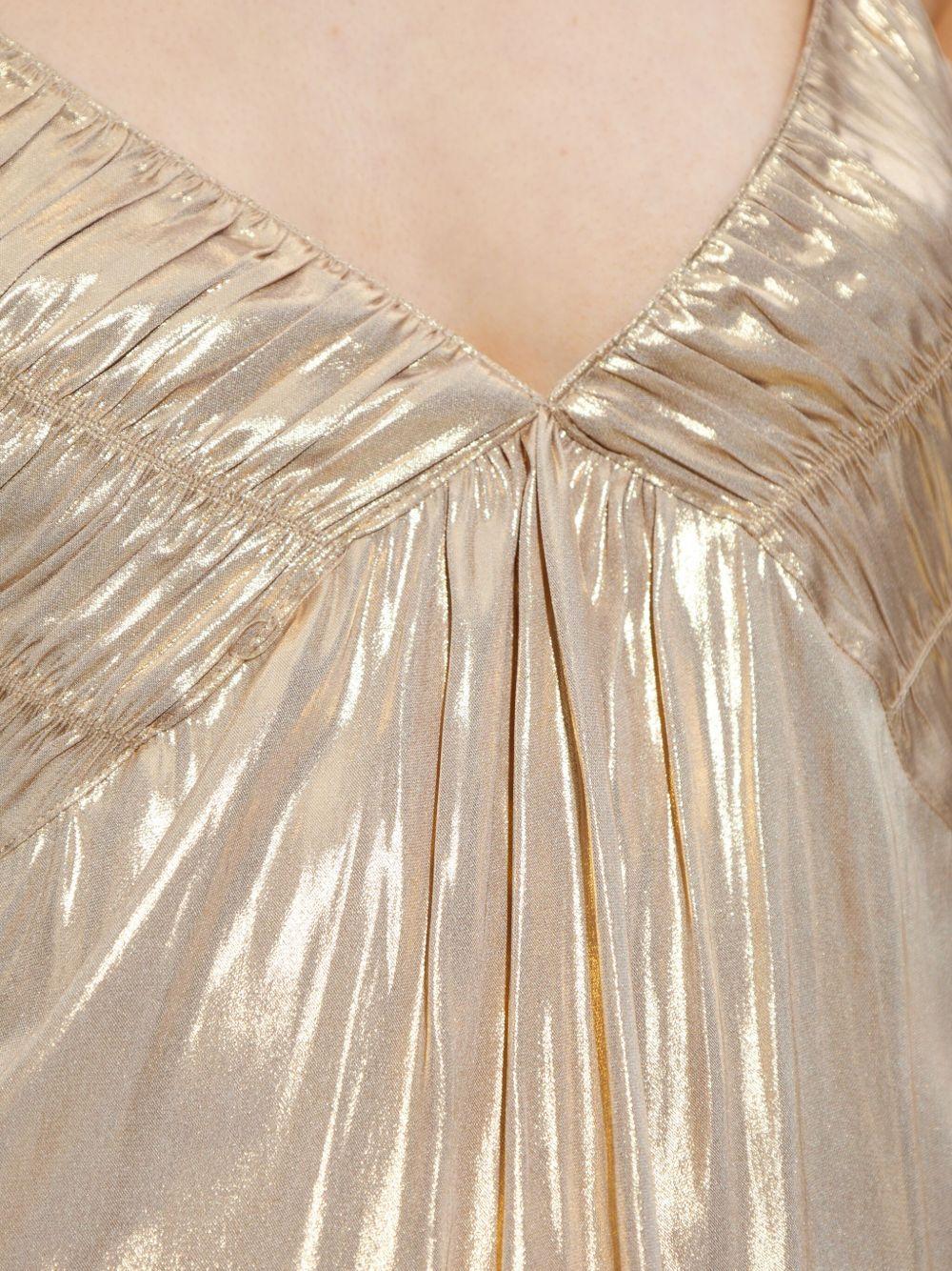 metallic-effect mini dress Product Image