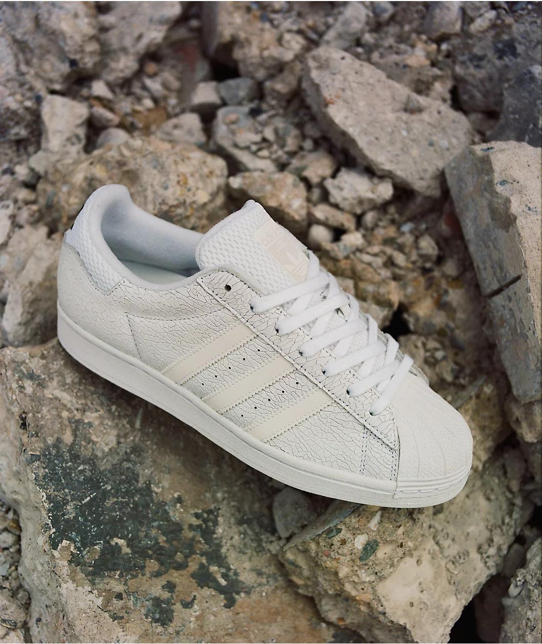 adidas x Vitória Superstar ADV Cream Skate Shoes Product Image