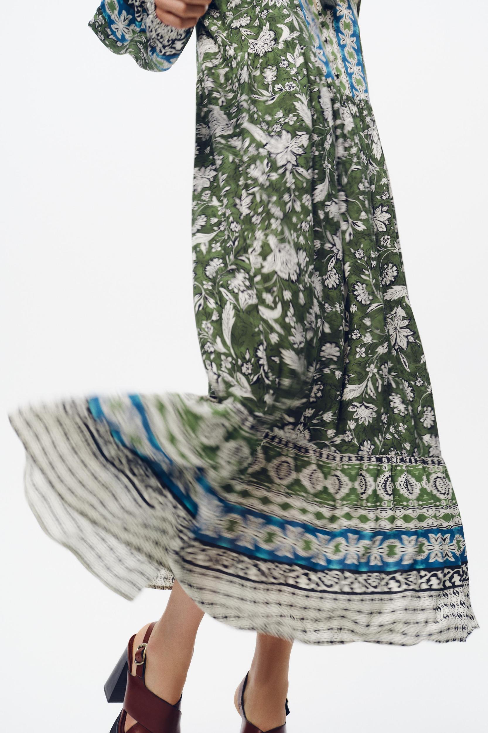 PRINTED MIDI DRESS Product Image