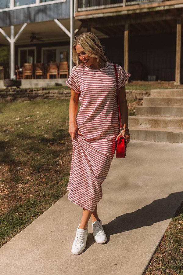Sweet Tea Sippin' Stripe Maxi Dress Product Image
