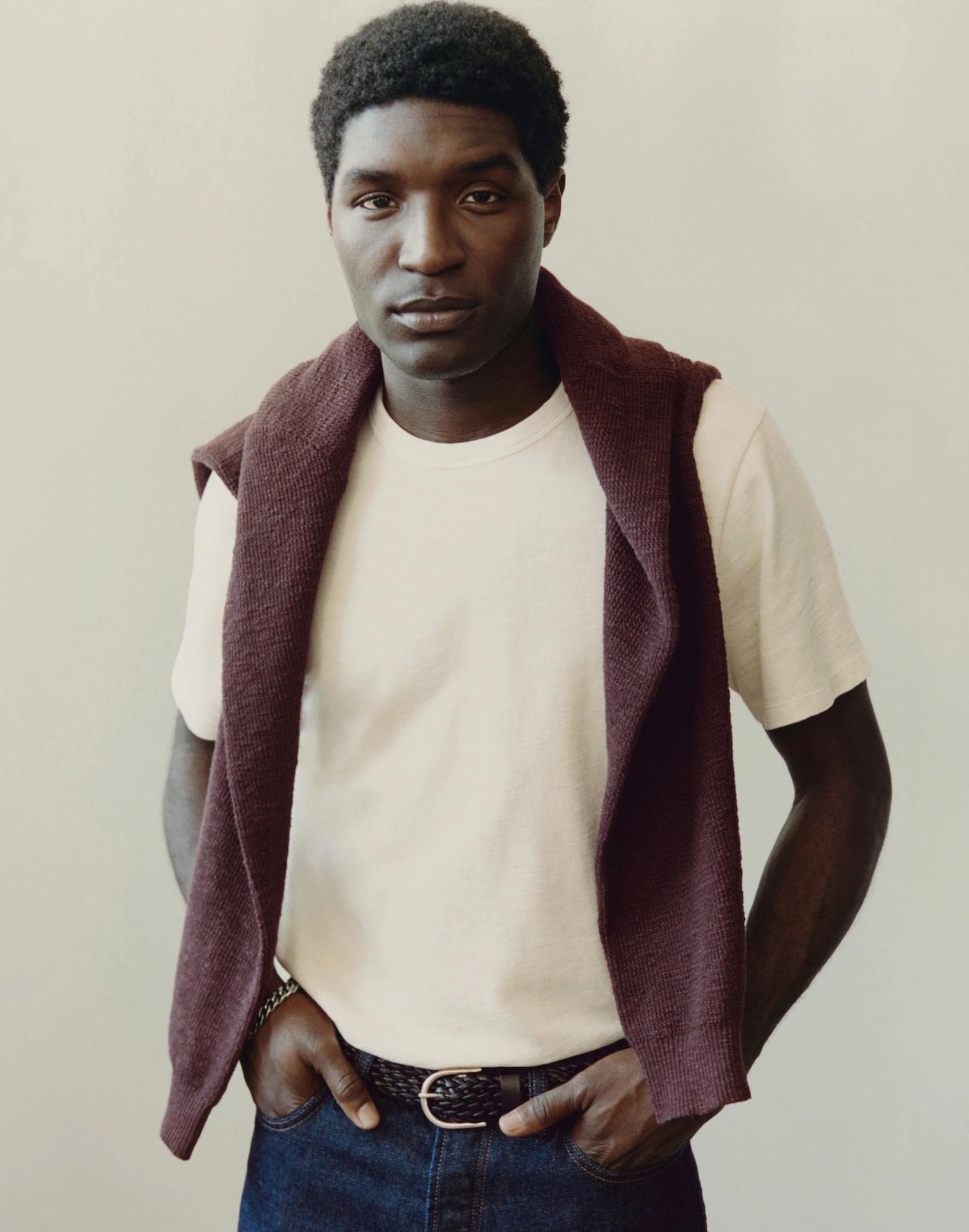 Heavyweight Slub Cotton Tee Product Image