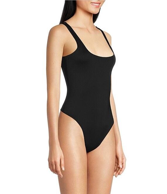 Good American Sculpting Square Neck Modern Tank Bodysuit Product Image