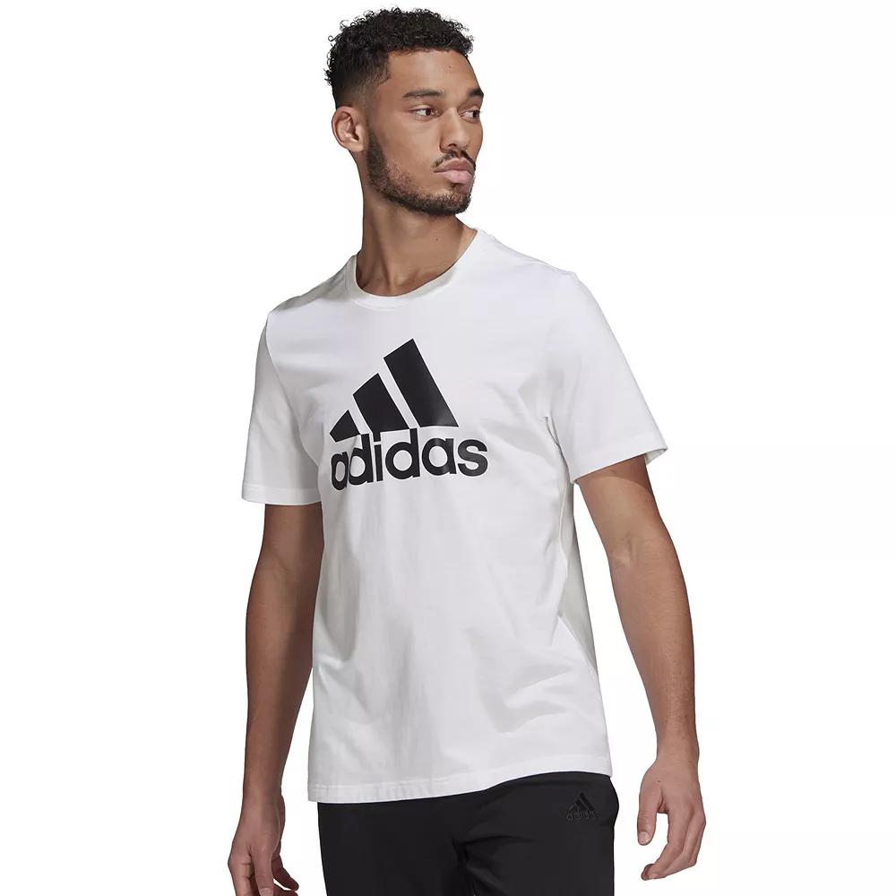 Men's adidas Classic Badge of Sport Tee, Size: XL, White Product Image