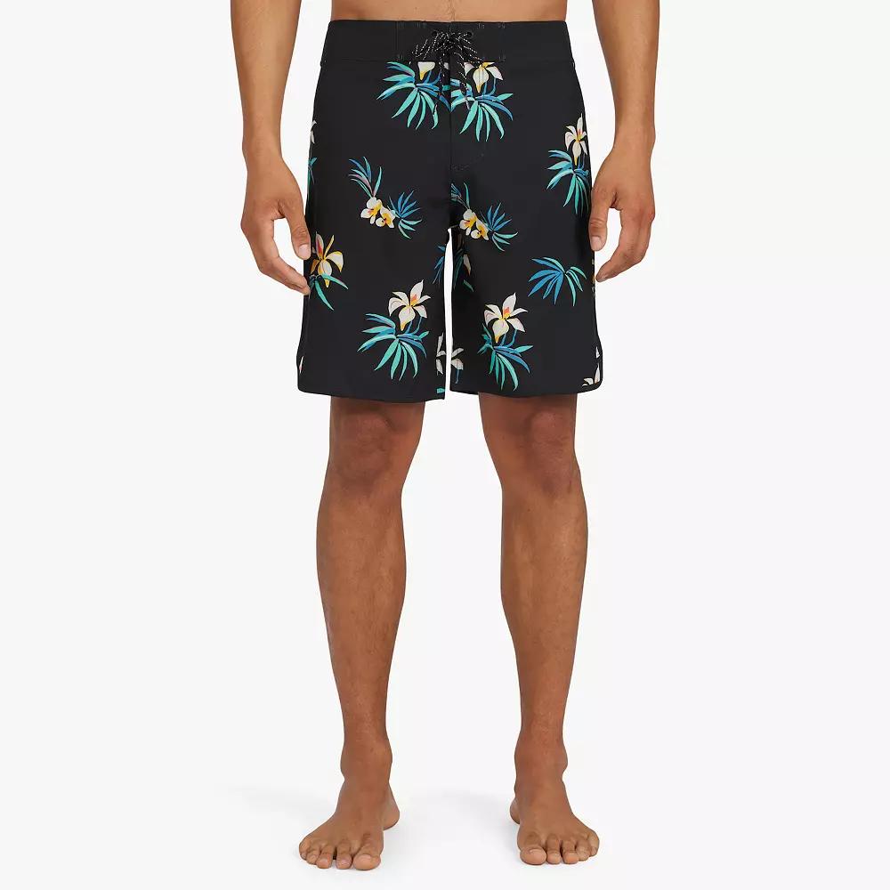 Men's Quiksilver 9" Free Flow Scallop Boardshorts, Size: 42, Black Product Image