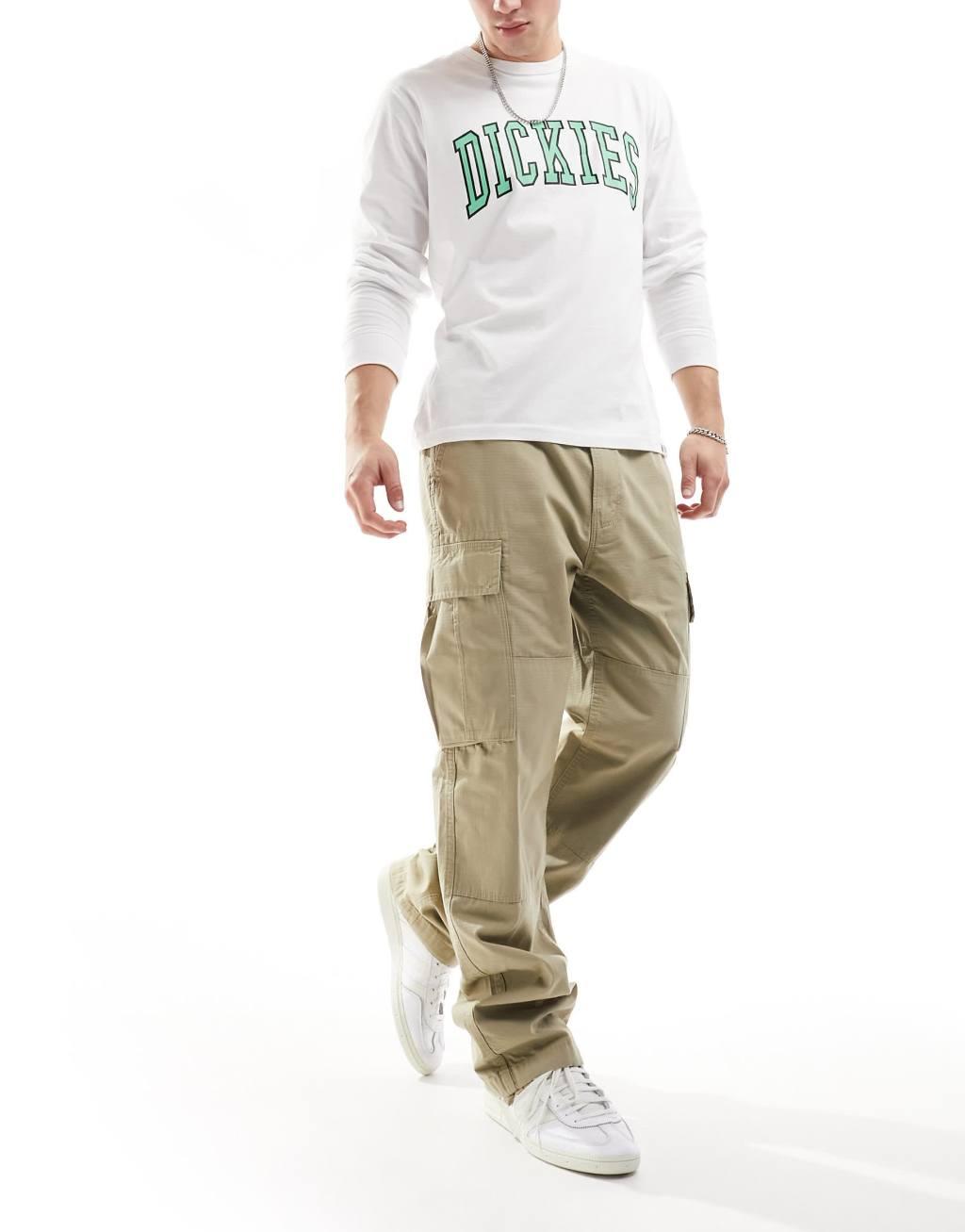 Dickies Eagle Bend pants in sand Product Image