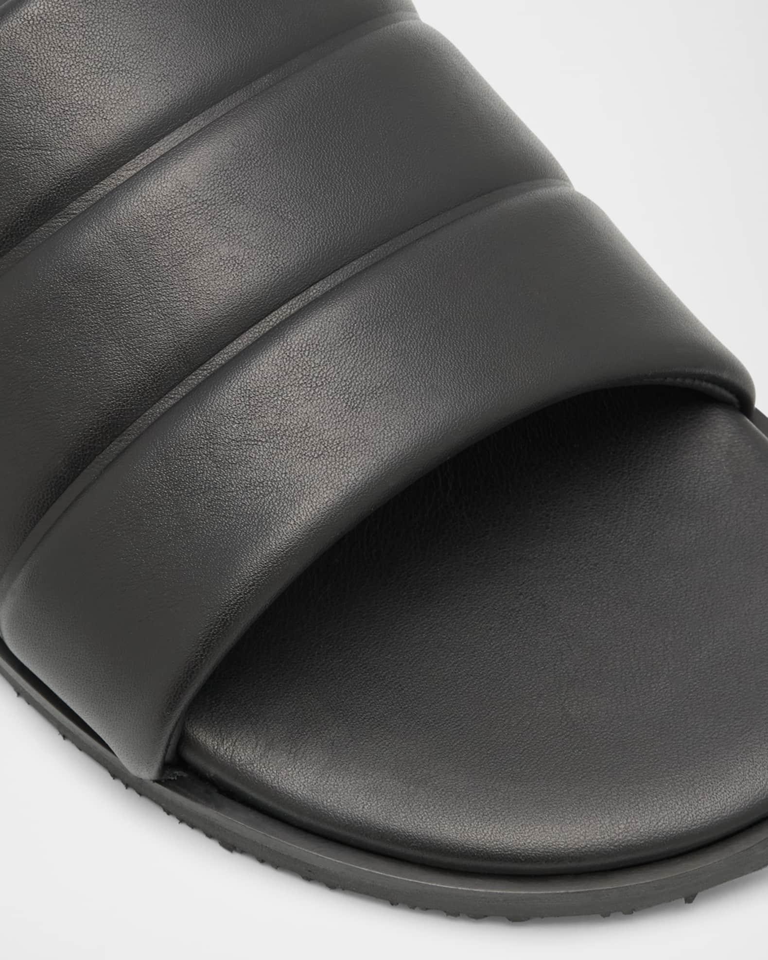 Men's Brentin Napa Leather Slide Sandals Product Image