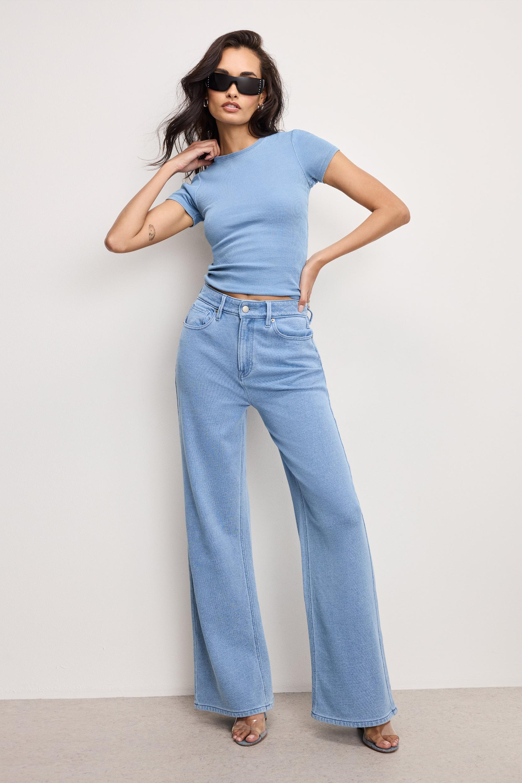 JEANIUS FITTED TEE | INDIGO586 Product Image