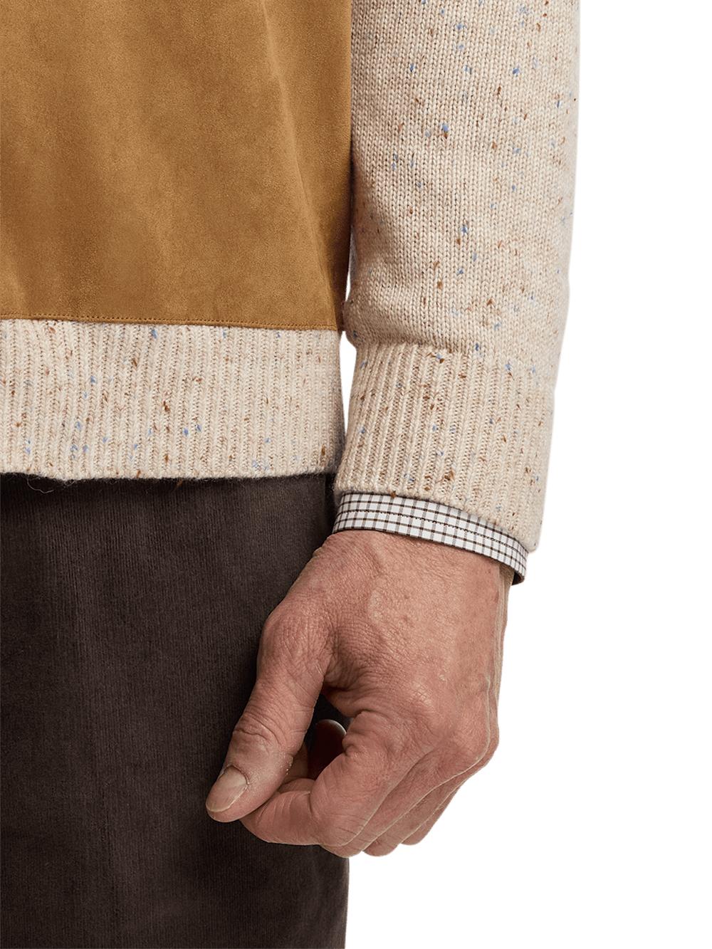 Donegal Button Front Cardigan Sweater - Ivory Product Image