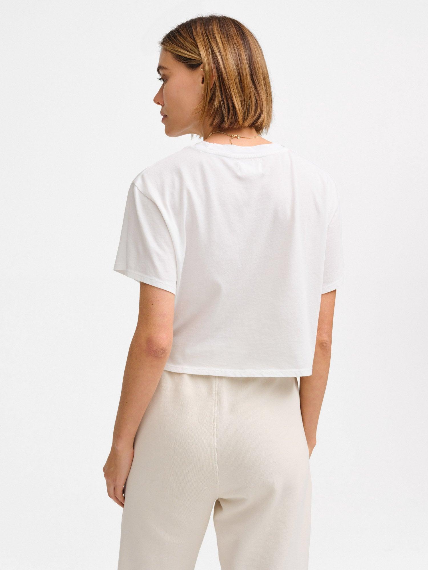 Organic Cotton Relaxed Crop Tee Female Product Image