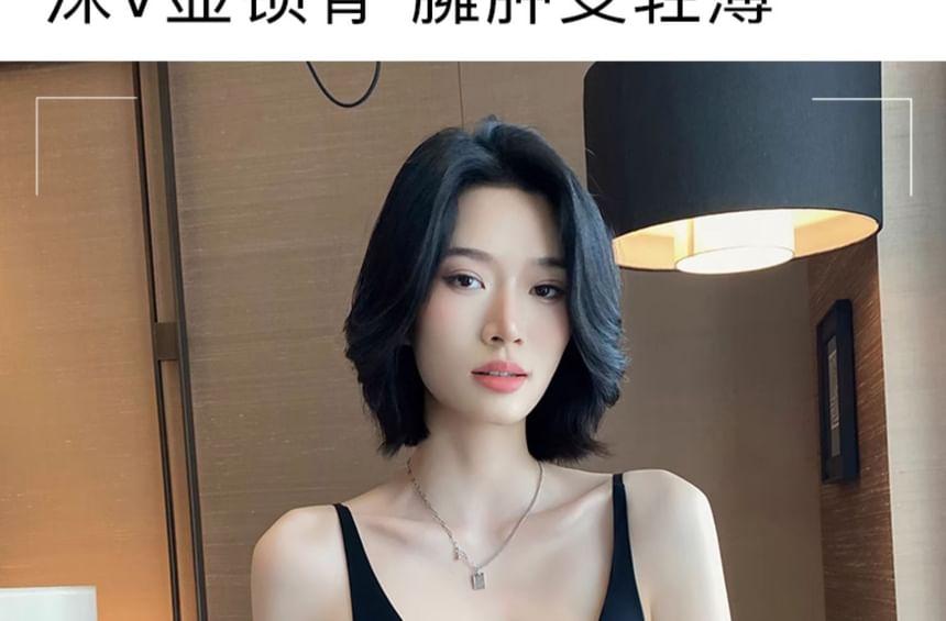 Mesh Panel Wireless Bra / Panty / Set Product Image