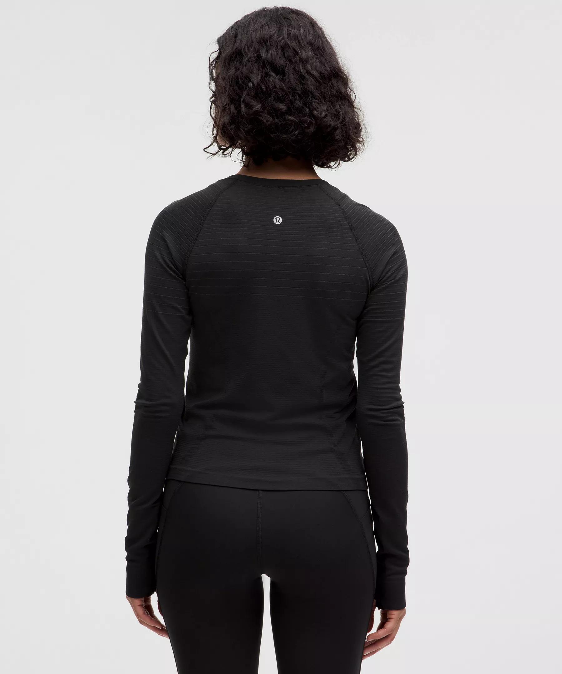 Swiftly Tech Long-Sleeve Shirt 2.0 Waist Length *Glow Stripe Product Image