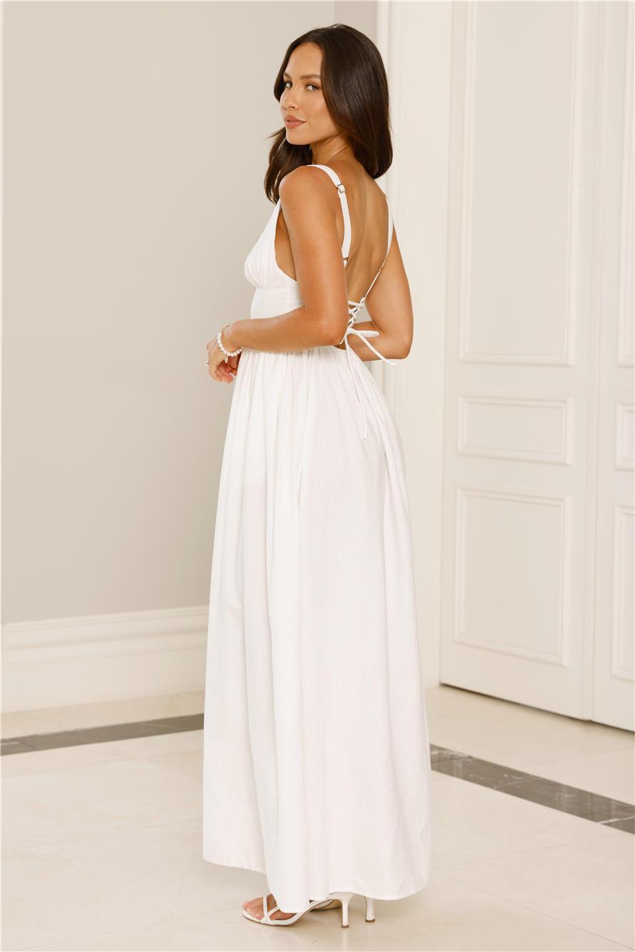 Enchanted Ever After Maxi Dress White Product Image