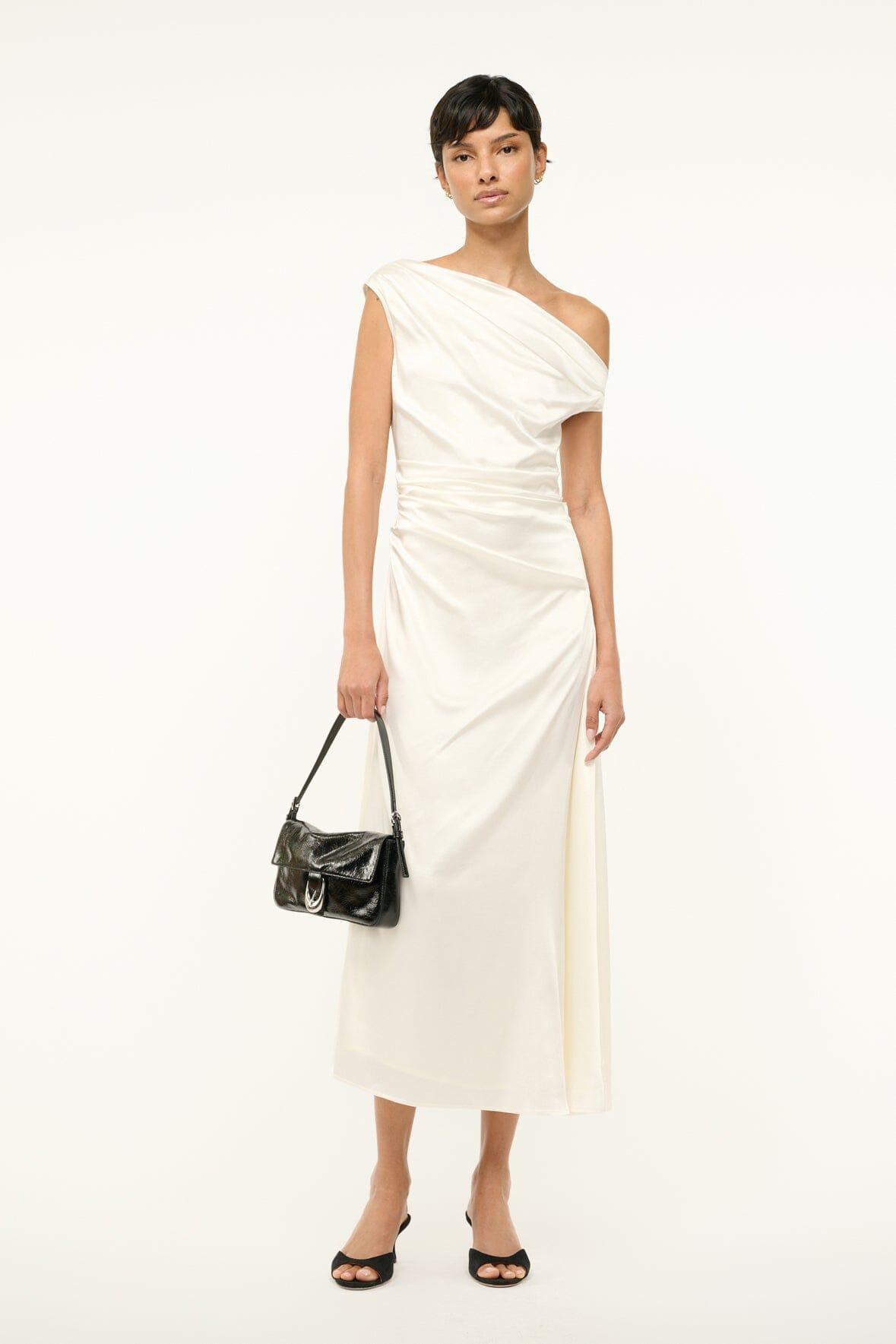 PHARE SILK DRESS | IVORY Product Image