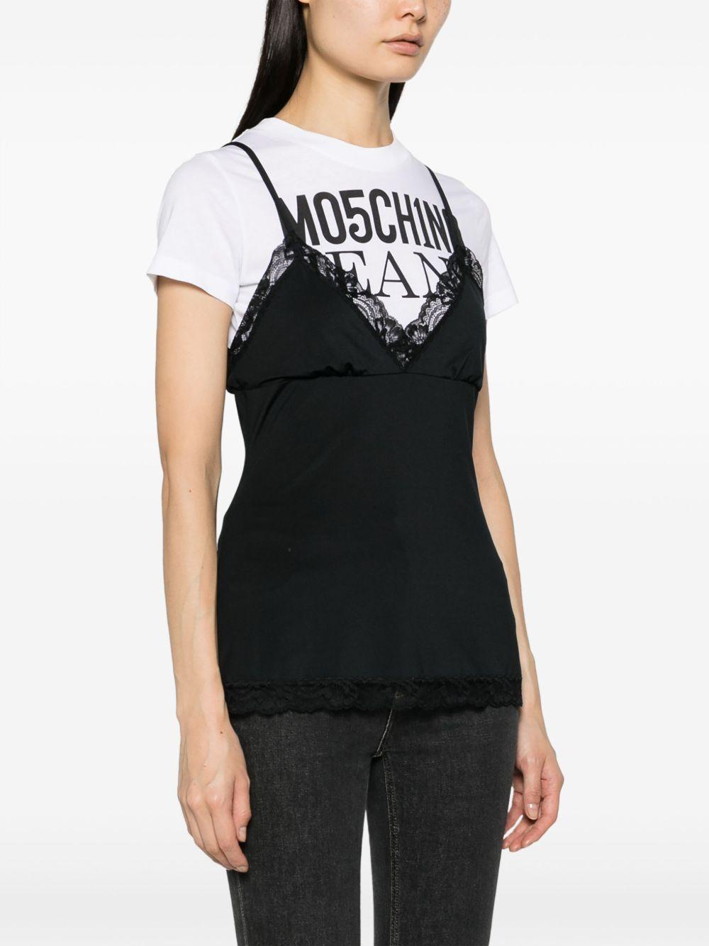 logo-print layered T-shirt Product Image