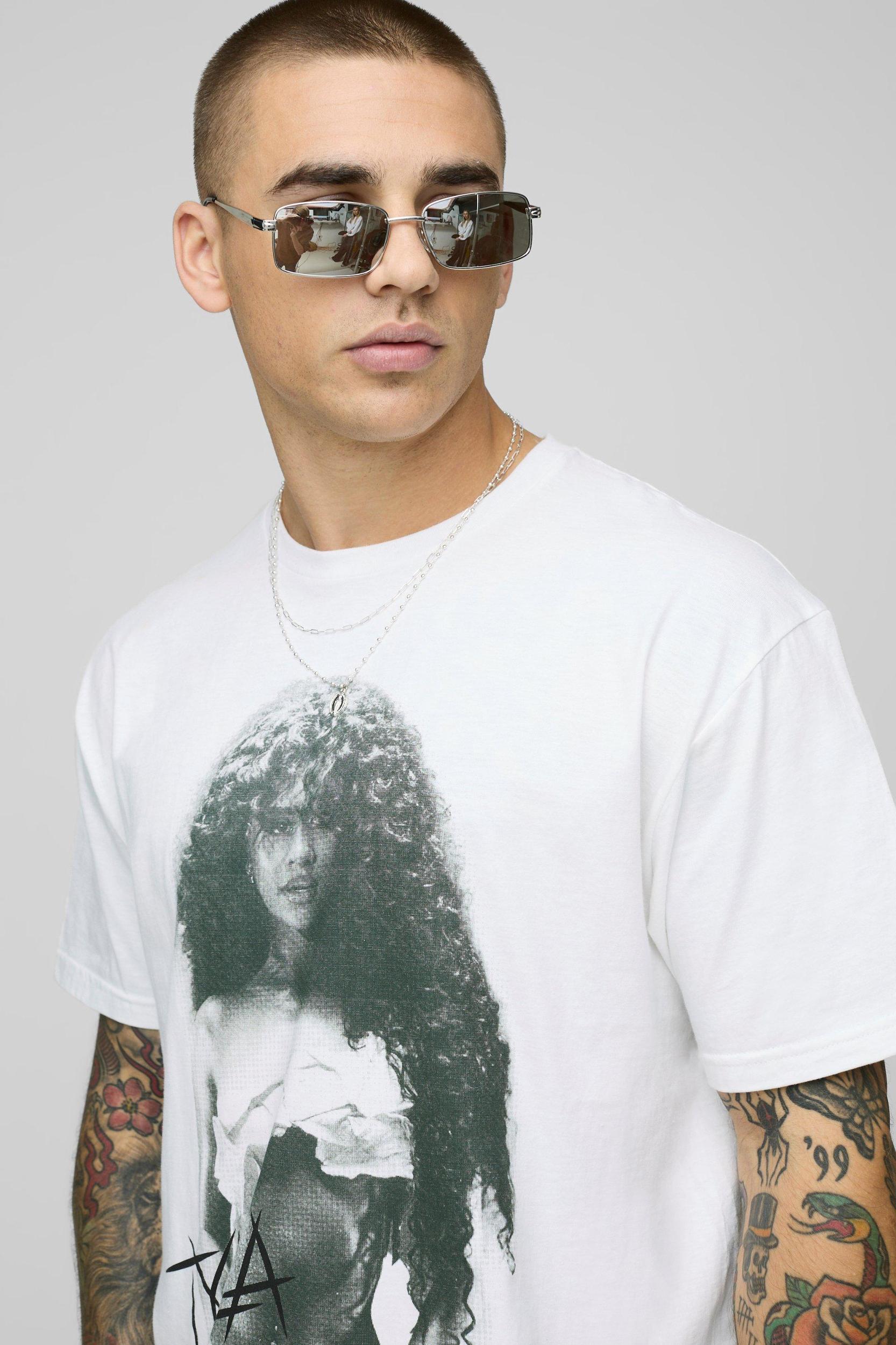 Oversized Tyla License Graphic T Shirt | boohooMAN USA Product Image