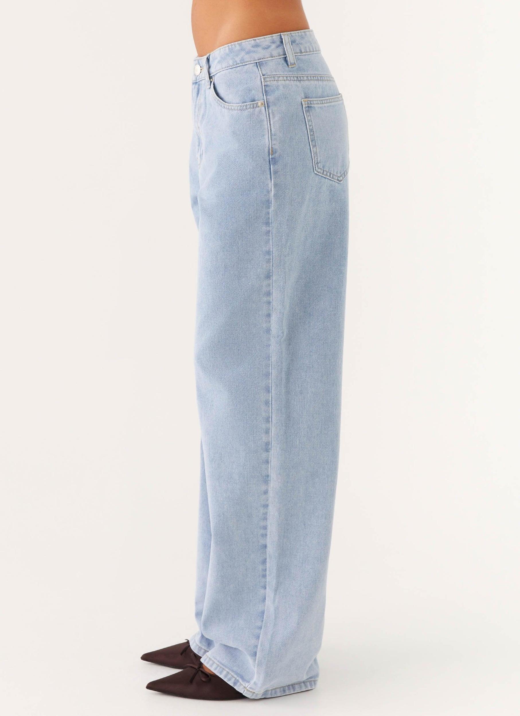 Keanna Low Rise Denim Jeans - Sky Product Image