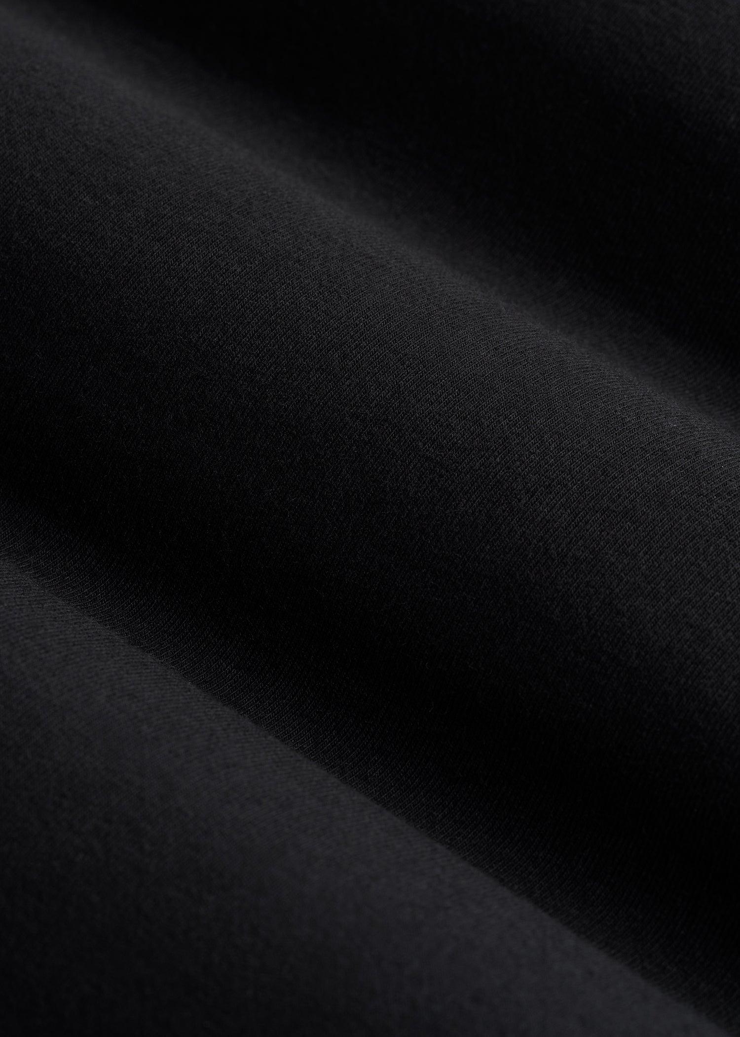 Cotton Blend Short Sleeve Square Neck Bodysuit for Tall Women in Black Female Product Image