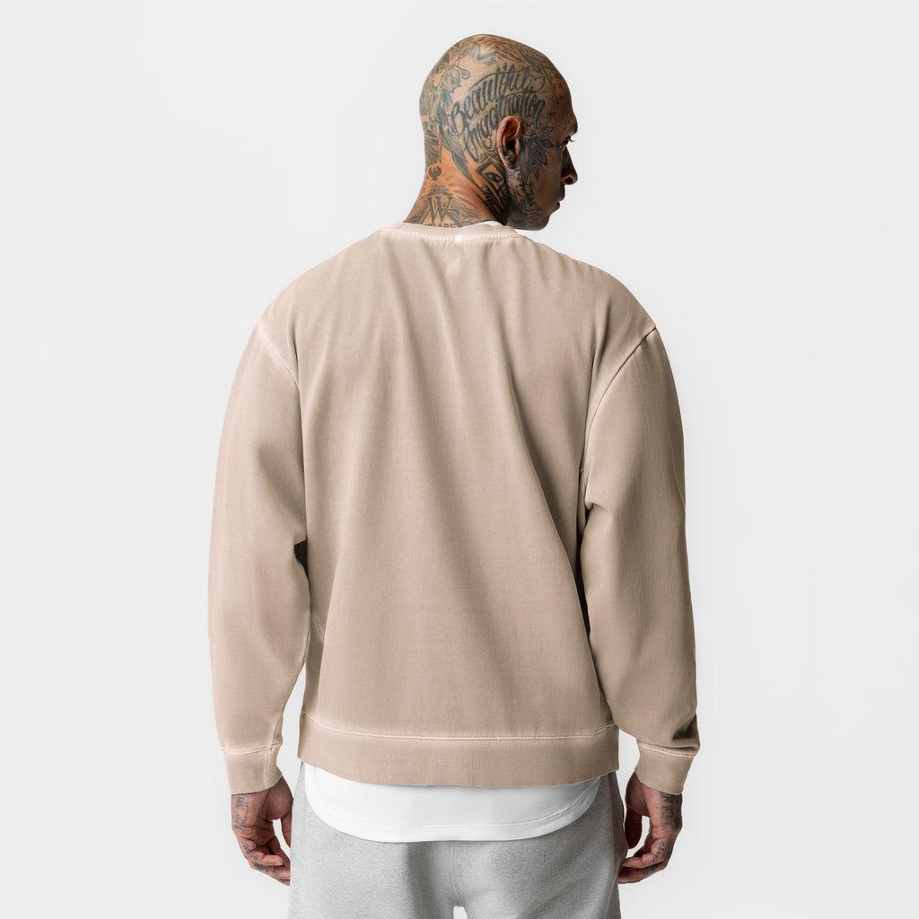 0861. Tech Essential™ Distressed Crewneck - Faded Chai Product Image