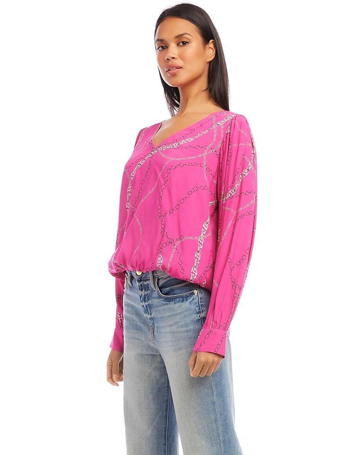 Women's Karen Kane V-Neck Blouse Product Image