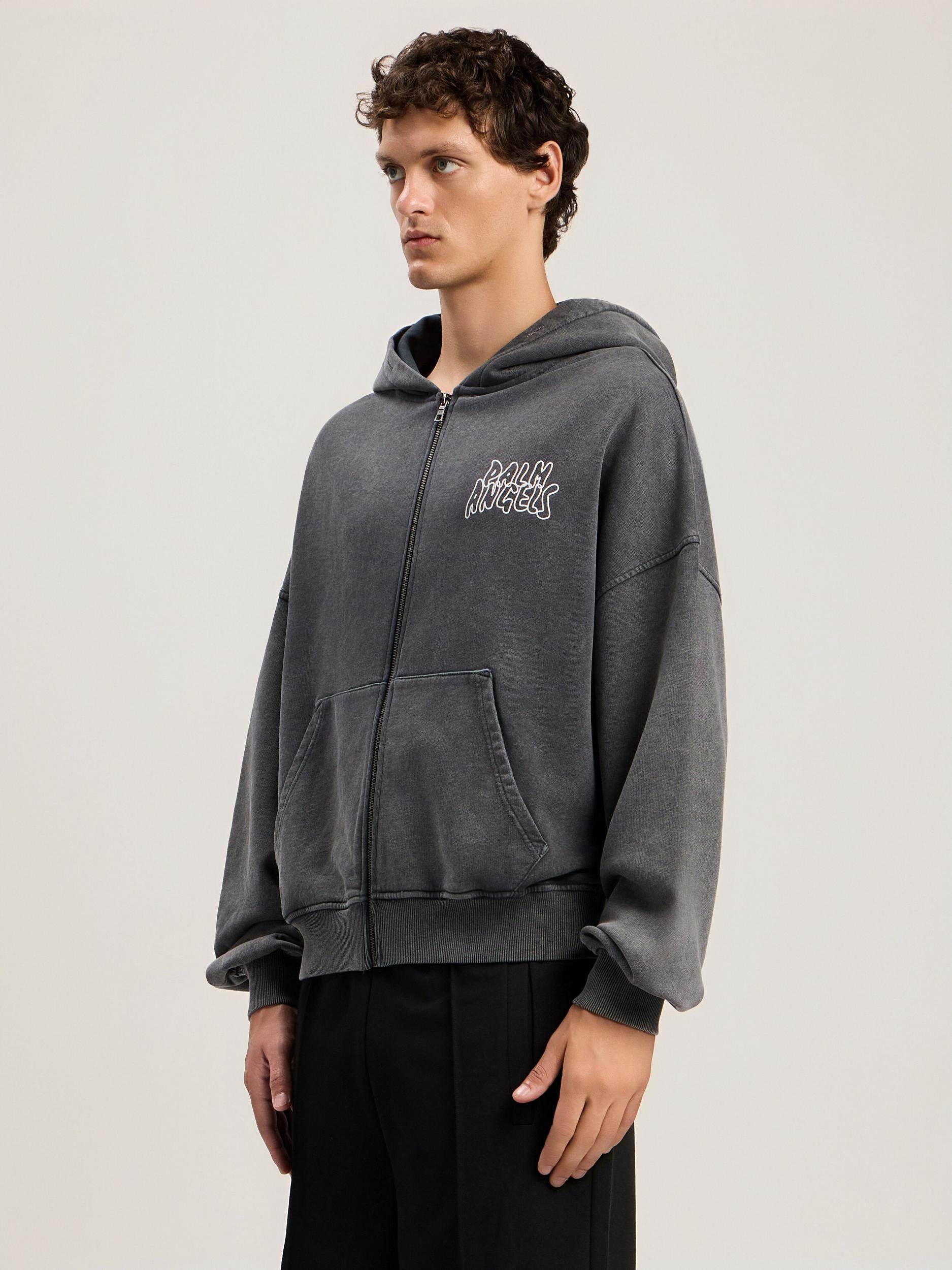 Palm Leaf Loose Zip Hoodie Product Image